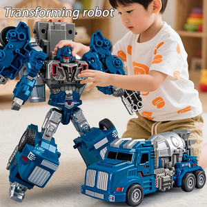 <span class=keywords><strong>Juguetes</strong></span> de coches robot deformables con tracción inercial, camión mezclador transformable manualmente, <span class=keywords><strong>juguetes</strong></span> de <span class=keywords><strong>Autobots</strong></span> transformables para niños - Product Image 3