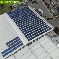 Kit de structure de toiture solaire à prix de gros, structure de montage de tuiles solaires pour panneaux solaires, supports de montage de panneaux solaires