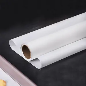 Rollo de papel para hornear Pergamino de silicona Pergamino de 50m
