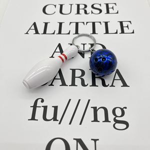 Chaveiros de Bola de Boliche em Miniatura 3D, Chaveiros de Plástico PVC para Esportes, Lembranças e Presentes - Product Image 4