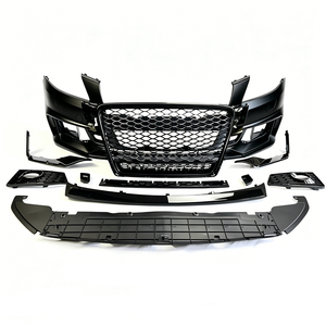 Kit Carrozzeria Stile <span class=keywords><strong>RS4</strong></span> B9 B8 con Griglia per Audi A4 S4 B8 2008-2012, Paraurti Anteriore Facelift - Product Image 2