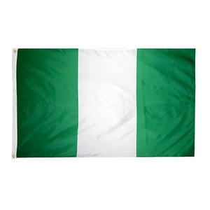 Listo para enviar 100% Poliéster 3x5ft Stock Verde Blanco NG <span class=keywords><strong>Bandera</strong></span> <span class=keywords><strong>nigeriana</strong></span> de Nigeria - Product Image 1
