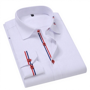 Camisas Casuales de Manga Larga de Algodón y Poliéster <span class=keywords><strong>Oxford</strong></span> Europeas de Corte Holgado y Talla Grande, Resistentes al Frío de Primavera, OEM, Camisas para Hombre - Product Image 2