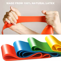 Entraînement à domicile Gym Fitness Bands Resistance Loop Band Set Exercise Mini Loop Bands pour les jambes et les fesses