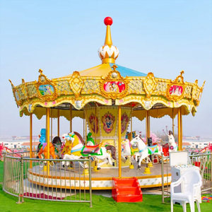 Manèges de carrousel de luxe certifiés CE manèges manège attractions jeux de manège à vendre manèges de parc d'attractions pour enfants chevaux carrousel - Product Image 1