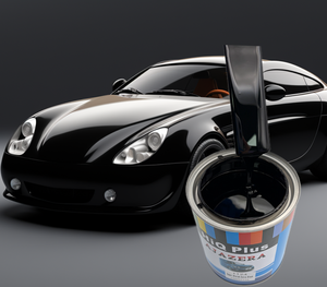 Vente directe usine – Peinture acrylique 1K et 2K pour automobile et mobilier, revêtement liquide en spray Super Bluish Extra Black pour voitures - Product Image 1