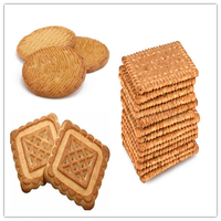KEYFOOD Nouvelle Ligne de Production Automatique de Biscuits Électrique, Machine à Fabriquer des Biscuits avec Mélangeur de Pâte et Machine d'Emballage, Capacité Élevée