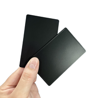 Tarjeta de Visita Digital Metálica de Cara Completa para Grabado Láser, Tarjeta de Visita Metálica NFC con Impresión Personalizada