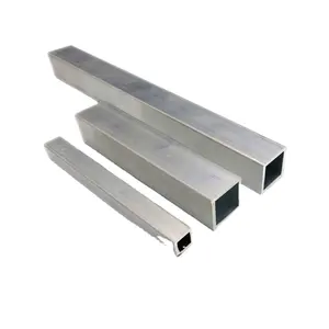 6060 6063 aluminium dilas tabung persegi