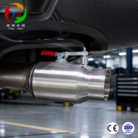 Buse d'aspiration d'échappement automobile à bouche ronde en acier inoxydable |   Système d'extraction d'air de garage avec embout en métal et caoutchouc 127/152/200mm CE