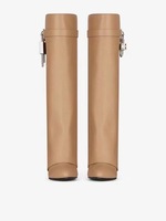 Bottes d'Hiver pour Femme Nouveautés, Bottes de Combat Montantes en Cuir Véritable Sur Mesure, Bottes de Designer Suka à Talon Compensé, Vente Chaude