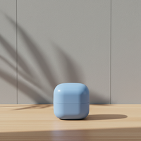 Pot à crème personnalisé en PP de 50 ml : design carré exquis, haut de gamme, à coins arrondis avec bouchon à vis