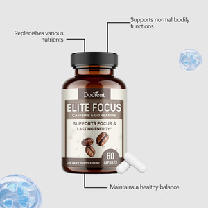 Capsule Smart Focus Formula con Caffeina e L-Teanina, Miscela Elite per Concentrazione e Energia Duratura, Integratore Alimentare - Product Image 5