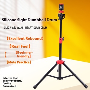 Giai điệu cá mập quasi tim <span class=keywords><strong>mini</strong></span> xách tay người mới bắt đầu thực hành câm trống kết hợp nhỏ câm trống câm nhạc cụ đứng - Product Image 4