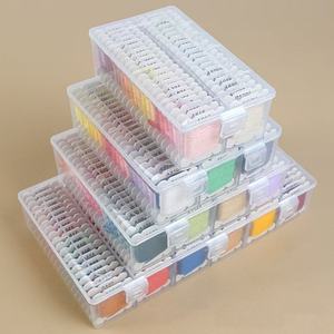 Kit de fils à broder en polyester, 4 m chacun, identique aux couleurs <span class=keywords><strong>DMC</strong></span> - Product Image 1