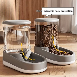 Asılı Otomatik Evcil Hayvan Besleyici Ayrılabilir Büyük Kapasiteli Yiyecek Saklama Kabı Köpekler ve Kediler için Dökülme Önleyici - Product Image 3