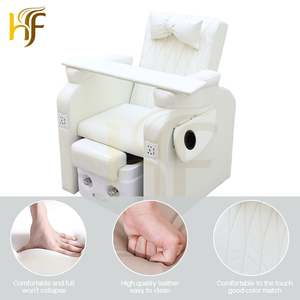 Wasseranschlussfreier Pediküre-Stuhl mit <span class=keywords><strong>Massage</strong></span>, elektrisches Beauty-Fußmassagegerät, Fußbad, multifunktionaler verstellbarer Pedikürsessel - Product Image 4
