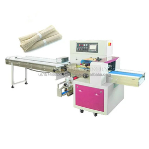 Máquina de embalaje de flujo multifunción personalizada Máquina de embalaje de flujo horizontal para alimentos - Product Image 1