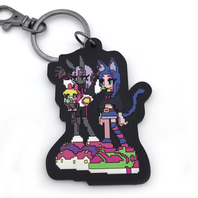 Soft PVC Keychain with Custom logo Perfect for Promotional Use and Events Available in Various Shapes and Colors