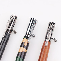 Stylo en forme de balle à action par culbuteur au design créatif, avec logo personnalisé en métal, design de fusil, clip pour cadeau d'affaires