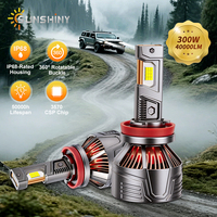 Ampoules de phares LED auto Sunshiny G200 300W 40000LM 12V 24V 48V Plug and Play, éclairage automobile, fabrication sans erreur Canbus