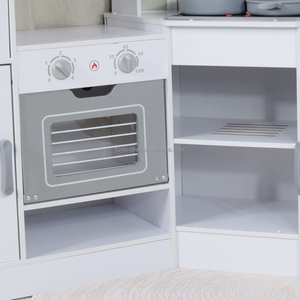 Jouets de cuisine en <span class=keywords><strong>bois</strong></span> Toys Valley pour enfants de 2 à 13 ans avec cuisinière à induction sonore et machine à glaçons - Product Image 4