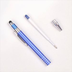 High Quality Wholesale Custom Logo Aluminum Ballpoint <b>Pen</b> Business Writing Press for Stylus 0.7mm Writing Promotional Features - Product Image 5