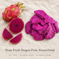 Chips de Pitaya Roja Liofilizada a Granel, Snack Saludable con Sabor a Fruta del Dragón, Tecnología FD, Exportación OEM, Directo de Fábrica
