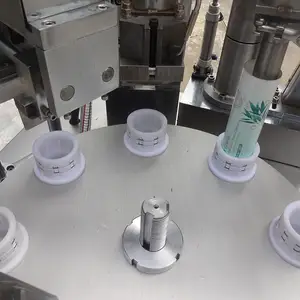 Kleine Geschäfts ideen Tube Packing Sealing Machine Automatische Aluminium Metall Kunststoff Zahnpasta Tube Füll-und Versiegelung maschine