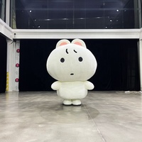 Costume de mascotte gonflable amusant en forme de cœur de dessin animé, en tissu Oxford, pour publicité, costume gonflable ambulant, mascottes gonflables personnalisées