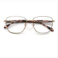 Gafas Ópticas Metálicas de Moda 2026, Montura Cuadrada HG7156, Diseño Ligero de Aro Completo para Uso Diario en Adultos