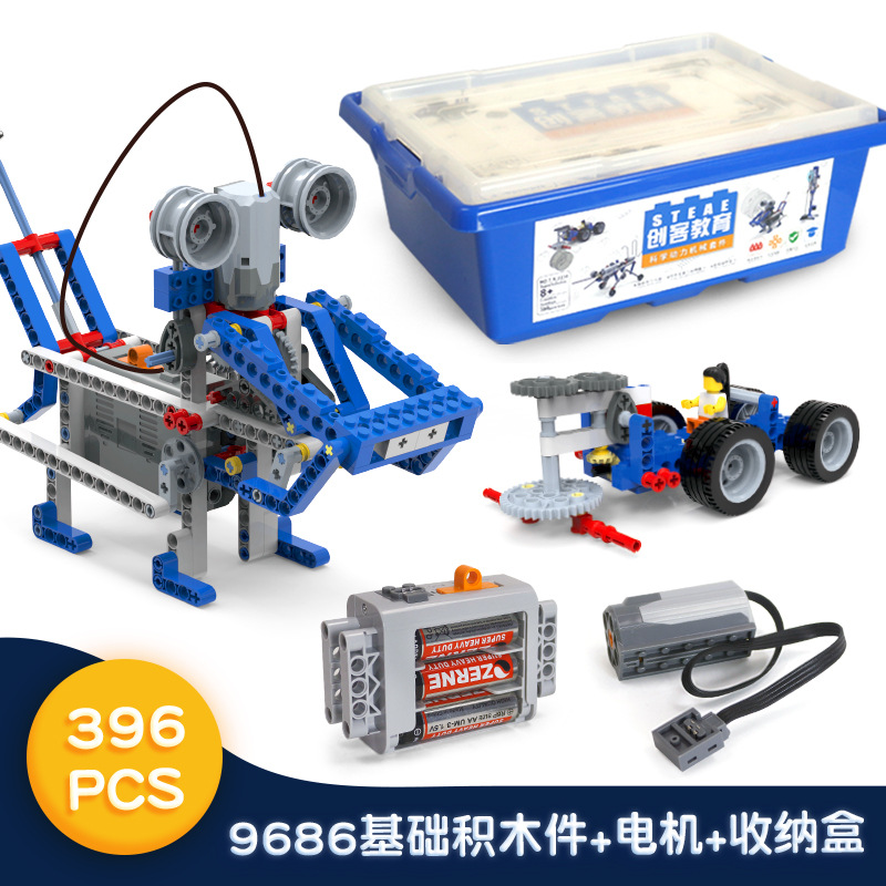 9686 set-396 piezas-kit motor-caja de almacenamiento-partículas pequeñas