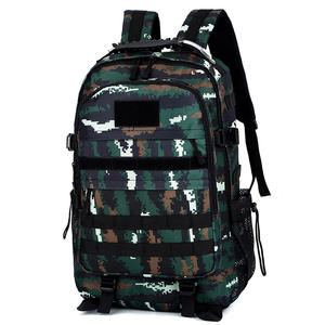 Outdoor Sports Tactical <b>Backpack</b> <b>Water</b>-<b>Resistant</b> Nylon Fabric Multi-Purpose Long Bag Zipper Closure - Product Image 2