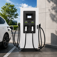 Station de recharge rapide DC tout-en-un professionnelle pour véhicules électriques, norme européenne, 120 kW, 160 kW, double pistolet, intégrée, pour la recharge commerciale de véhicules électriques