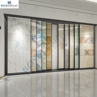 Présentoir Coulissant Écologique pour Échantillons de Dalles de Marbre, Quartz, Granit et Carreaux de Céramique – Idéal pour Showroom