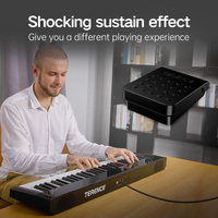 Professional Electric Digital Piano Sustain Pedal ABS Material Musical Instrument Accessory for Keyboard Players