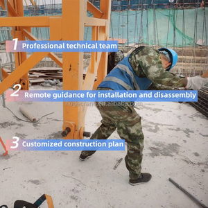 Brand-new and Low-priced <b>Tower</b> <b>Crane</b> with a Lifting Capacity of 8 Tons and an Arm Length of 60 Meters - Product Image 5