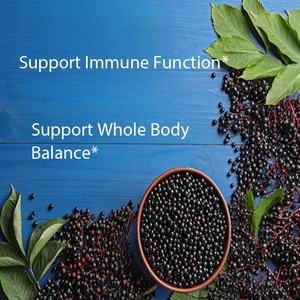 Cápsulas de Saúco con Vitamina C y Zinc para Adultos, Éxito de Ventas OEM/ODM, Equinácea, Apoyo al Sistema Inmunitario, Mezcla 5 en 1 - Product Image 3