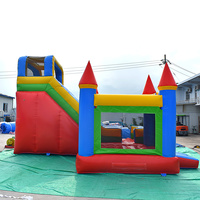 Château gonflable combiné pour enfants, PVC renforcé professionnel et écologique, fêtes et location, garantie 3 ans