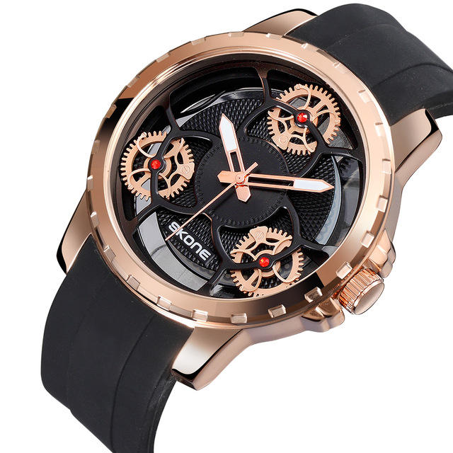 SKONE 5167 New Style Colour Boys Quartz Watch Creative Silicone Strap  Waterproofing 2020 Character Expedition Watch Design