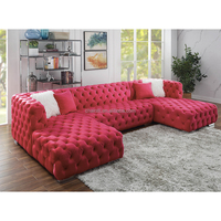Ensemble de canapés d'angle inclinables en forme de L, modernes et de haute qualité, en tissu microfibre, avec fonction de relaxation électrique, pour la maison