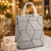 Sac isotherme personnalisé avec logo, écologique, non tissé, doublure en aluminium, imperméable, jetable, pour emporter, sac de shopping (30L)