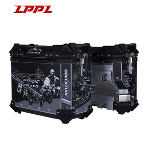 Juego de 3 Maletas Laterales <span class=keywords><strong>Antirrobo</strong></span> de Alta Resistencia <span class=keywords><strong>para</strong></span> Motocicleta, Caja Superior <span class=keywords><strong>para</strong></span> Motocicleta Todoterreno - Product Image 5