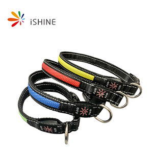 Usb 충전식 깜박이 사용자 정의 애완 동물 <span class=keywords><strong>Led</strong></span> 글로우 개 목걸이 방수 나일론 <span class=keywords><strong>Led</strong></span> 개 목걸이 - Product Image 2