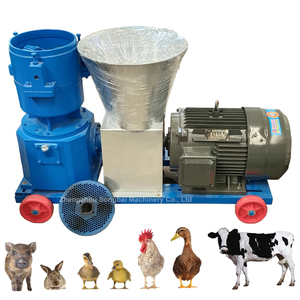 Nhỏ thức ăn cho vật nuôi nhà sản xuất Thức ăn viên Mill bấm máy mini cá pelletizer cho động vật nguồn cấp dữ liệu không bao gồm động cơ - Product Image 1