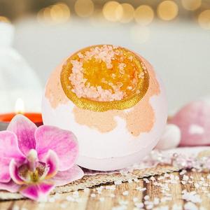 Bolas de Sal de Baño Efervescentes, Boule de Bain, Colores Mezclados Personalizados, Sal Marina y Flores Secas para Hotel, SPA y Hogar - Product Image 4