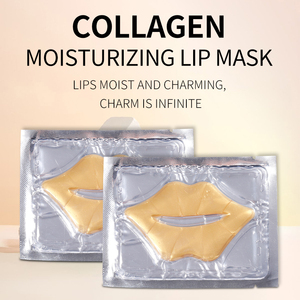 Mascarilla Labial de Hidrogel con Péptidos para el Cuidado de los Labios, Blanqueadora, de Marca Privada, con Aloe Vera, Colágeno y Ácido Hialurónico, 24 Quilates de Oro - Product Image 2