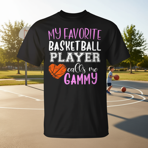 Mon joueur de basket-ball préféré m'appelle Gammy T-Shirt - Product Image 3