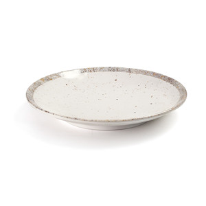 Piatto da Cena in Ceramica Plato Redondo Earth 27 Cm con Finitura Maculata per Uso Quotidiano - Product Image 1