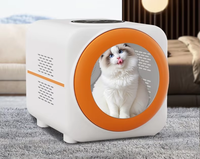 Séchoir Professionnel Portable 53L Automatique pour Animaux de Compagnie, Grande Taille, pour Chiens et Chats, Machine Intelligente de Toilettage pour Animaux